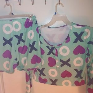 XOXO Pajamas 2 peace Short set size 3XL brand Lovelywholesale